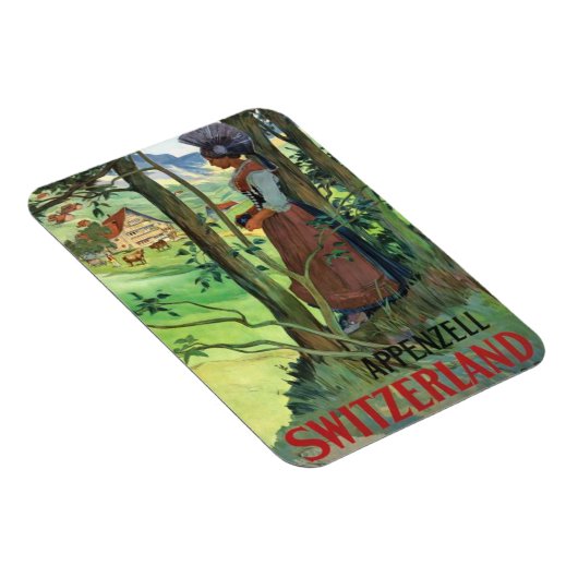 Alpenzell Zwitserland magneet (Rechterzijde)