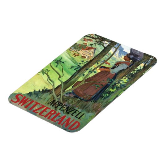 Alpenzell Zwitserland magneet (Linkerzijde)