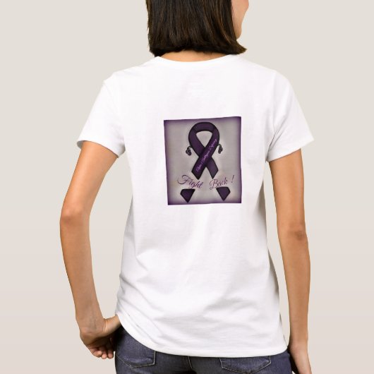 alpha-1 antitrypsin deficiënte tee shirt (Achterkant)