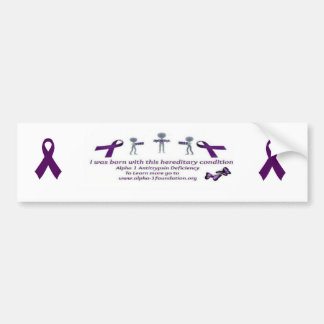 alpha-1-antitrypsin-deficiëntie bumpersticker