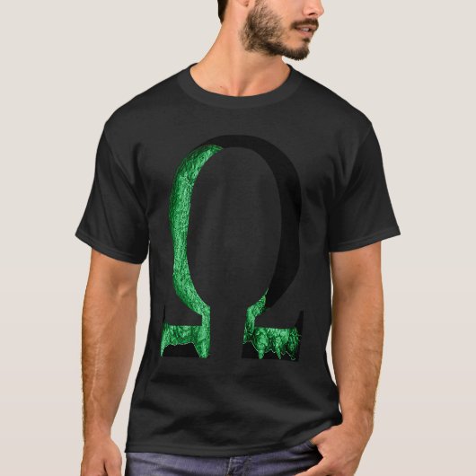 Alpha and Omega Artistic Psychedelic Caterpillar T-shirt (Voorkant)