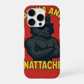 Alpha and Unattached | Funny Wolf Cartoon iPhone Hoesje (Achterkant)