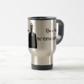 Alpha Attitude Travel Mug - Macht in stilte Reisbeker (Voorkant rechts)