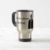 Alpha Attitude Travel Mug - Macht in stilte Reisbeker (Voorkant links)