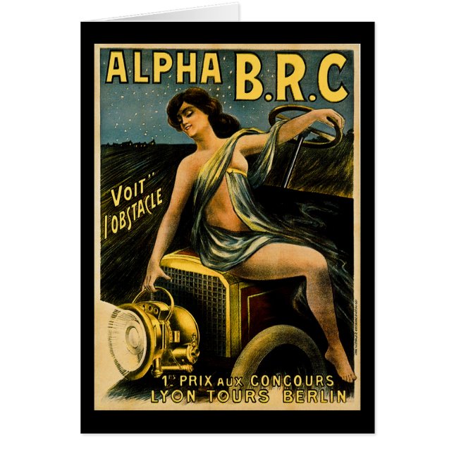 Alpha B.R.C. Lyon Tours Berlin  Automobile (Voorkant)