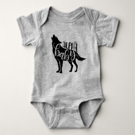 Alpha baby - Leider van de roedel - Nieuwe baby Romper