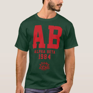 Alpha Beta AB 1984 frat Wraak van het Ner T-shirt