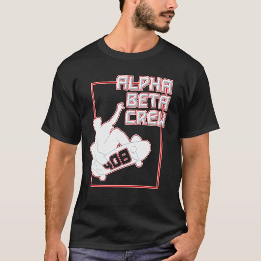 ALPHA BETA CREW t-shirt (Voorkant)