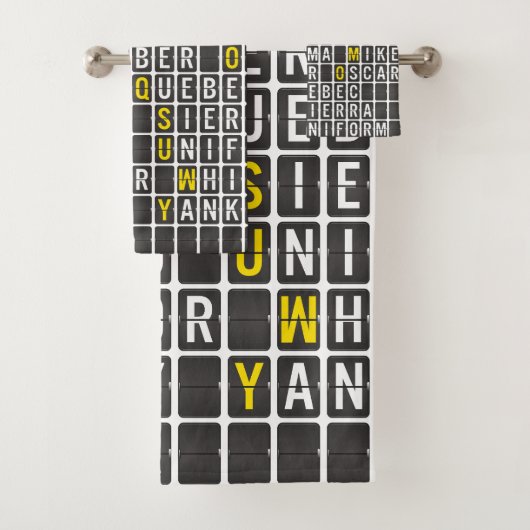 Alpha-Bravo-Charlie Bad Handdoek (Insitu)