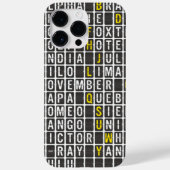 Alpha-Bravo-Charlie Case-Mate iPhone Case (Achterkant)