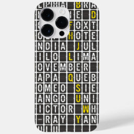 Alpha-Bravo-Charlie Case-Mate iPhone 14 Pro Max Hoesje