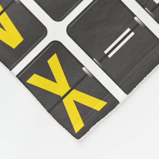 Alpha-Bravo-Charlie Fleece Deken (Hoek)