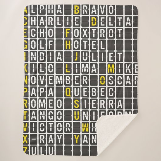 Alpha-Bravo-Charlie Sherpa Deken (Voorkant)