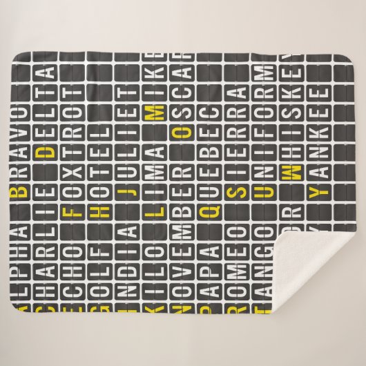 Alpha-Bravo-Charlie Sherpa Deken (Voorkant (horizontaal))