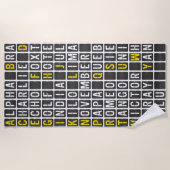 Alpha-Bravo-Charlie Strandlaken (Voorkant)