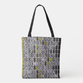 Alpha-Bravo-Charlie Tote Bag (Achterkant)