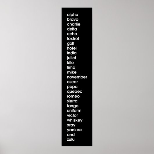 Alpha Bravo Charlie's van Leslie Peppers Poster (Voorkant)