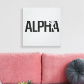 alpha canvas afdruk (Insitu (Woonkamer))