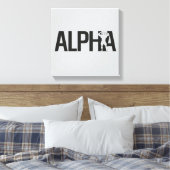 alpha canvas afdruk (Insitu (Slaapkamer))