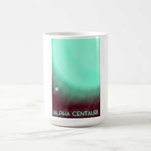 Alpha Centauri ruimte kunstposter Magische Mok