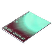 Alpha Centauri ruimte kunstposter Notitieboek (Linkerzijde)