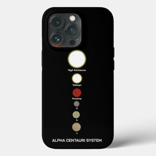 Alpha Centauri-systeem Case-Mate iPhone Case (Achterkant)