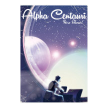 Alpha Centurai, Het is een show, poster voor ruimt