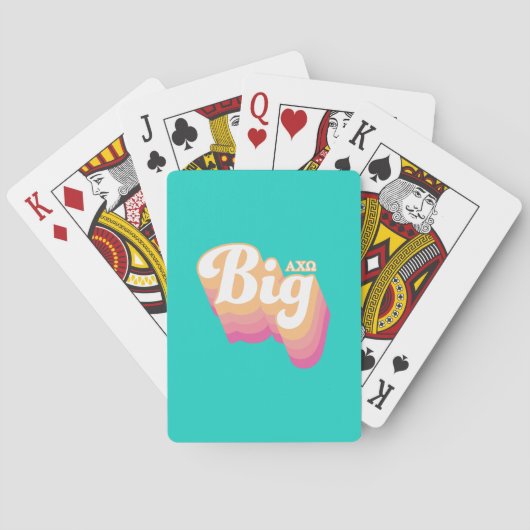 Alpha Chi Omega | Big Pokerkaarten (Achterkant)