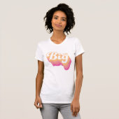 Alpha Chi Omega | Big T-shirt (Voorkant volledig)