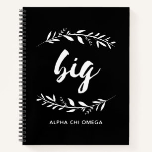 Alpha Chi Omega   Big Wreath Notitieboek