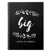 Alpha Chi Omega | Big Wreath Notitieboek (Voorkant)