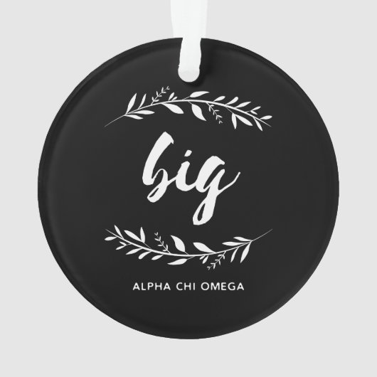 Alpha Chi Omega | Big Wreath Ornament (achterkant)