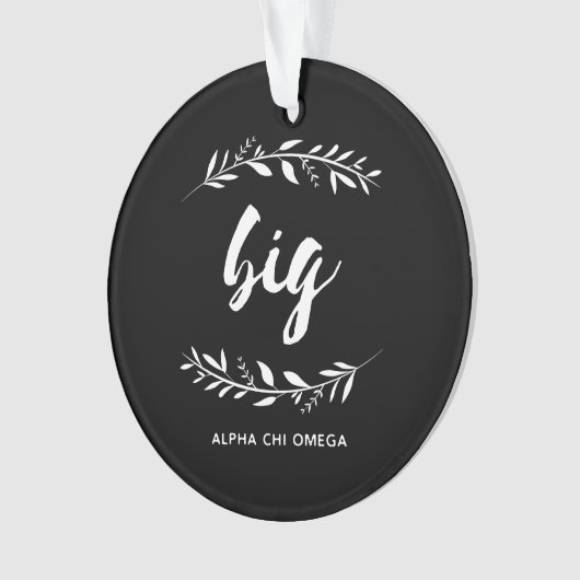 Alpha Chi Omega | Big Wreath Ornament (voorkant)
