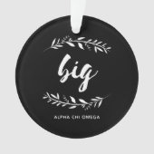 Alpha Chi Omega | Big Wreath Ornament (voorkant)
