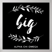 Alpha Chi Omega | Big Wreath Poster (Voorkant)