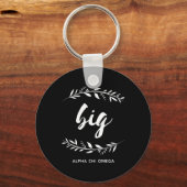 Alpha Chi Omega | Big Wreath Sleutelhanger (Voorkant)