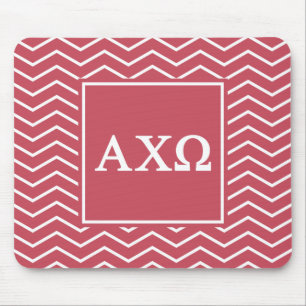 Alpha Chi Omega Chevron Patroon Muismat