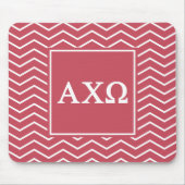 Alpha Chi Omega | Chevron Pattern Muismat (Voorkant)