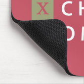 Alpha Chi Omega | Gestapeld Logo Muismat (Hoek)