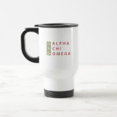 Alpha Chi Omega | Gestapeld Logo Reisbeker (Links)