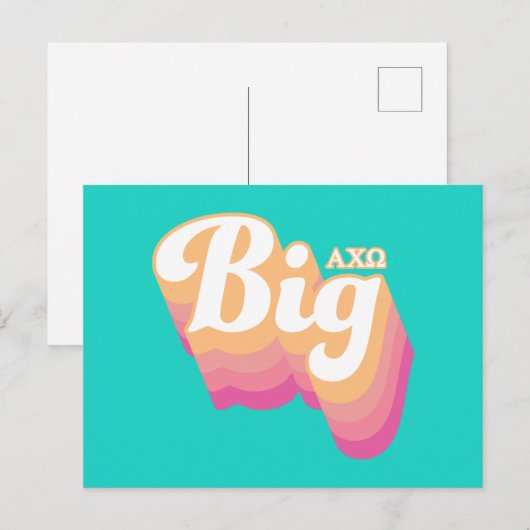 Alpha Chi Omega | Groot Briefkaart (Voorkant / Achterkant)