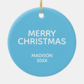 Alpha Chi Omega | Groovy Script Keramisch Ornament (Achterkant)