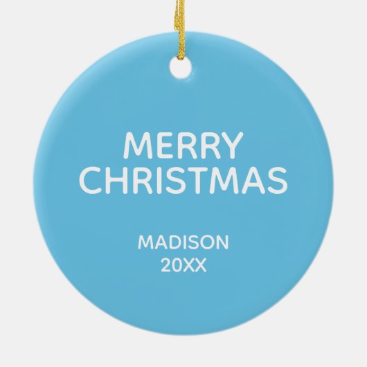 Alpha Chi Omega | Groovy Script Keramisch Ornament (Achterkant)