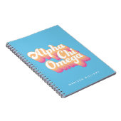 Alpha Chi Omega | Groovy Script Notitieboek (Rechterzijde)