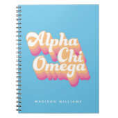 Alpha Chi Omega | Groovy Script Notitieboek (Voorkant)