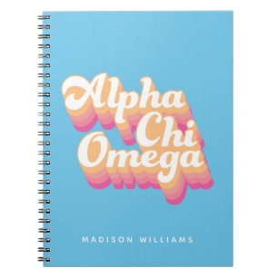 Alpha Chi Omega   Groovy Script Notitieboek