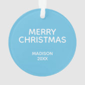 Alpha Chi Omega | Groovy Script Ornament (achterkant)