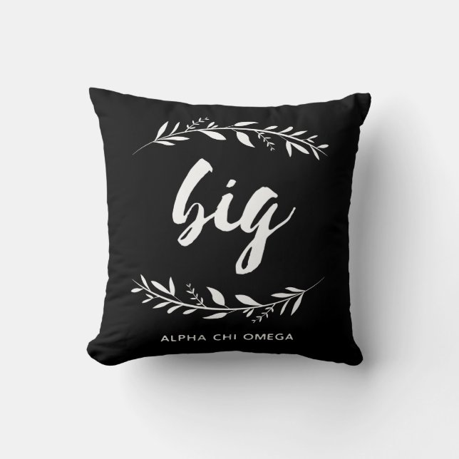 Alpha Chi Omega | Grote Krans Kussen (Voorkant)