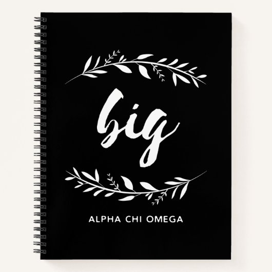 Alpha Chi Omega | Grote Krans Notitieboek (Voorkant)