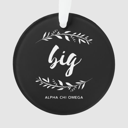 Alpha Chi Omega | Grote Krans Ornament (voorkant)